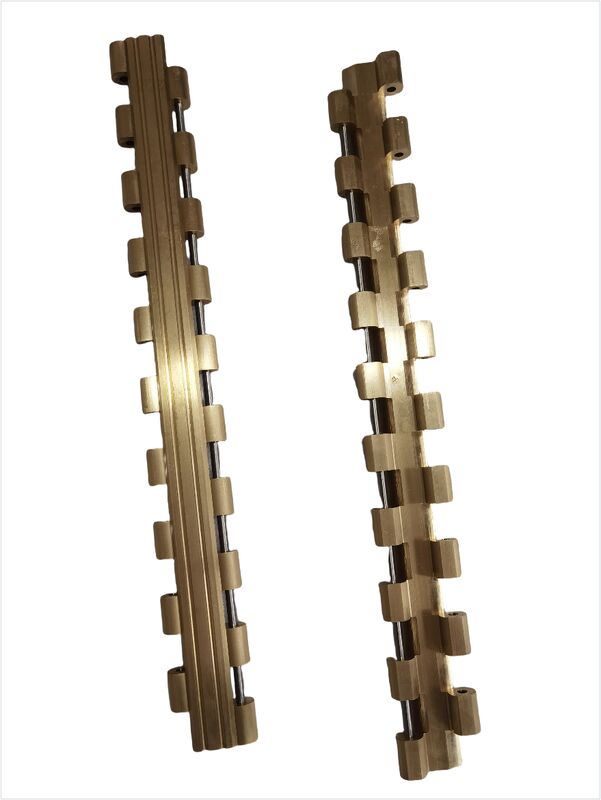 Мангановая латунная лента Слот цепные звенья для SD5 табачного резчика с желтым цветом